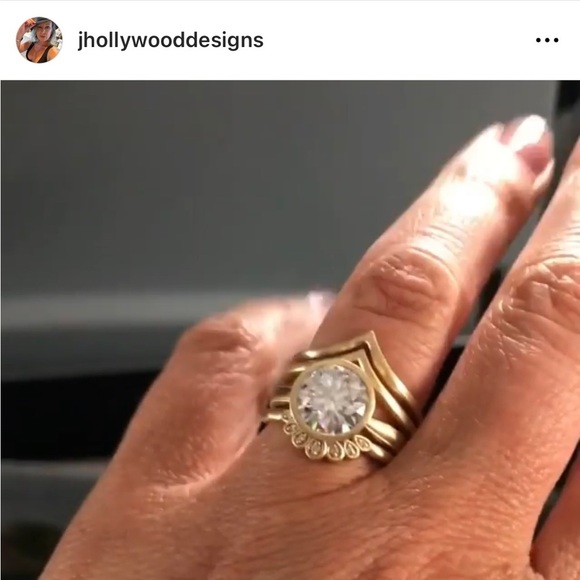 NEO Moissanite 2.7 Carat Stacking Ring Set - Picture 12 of 12